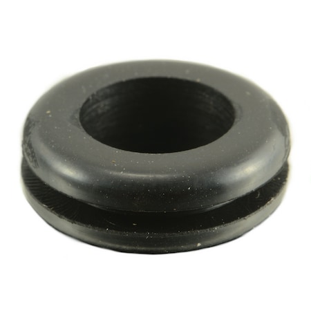 7/16 X 3/4 X 1/4 X 1/16 Black Rubber Grommets 15PK